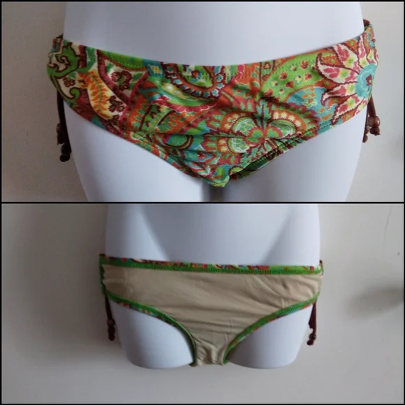 Rare Lisa Curren for Urban Outfitters Ruched Paisley Swimsuit - Picture 6 of 7